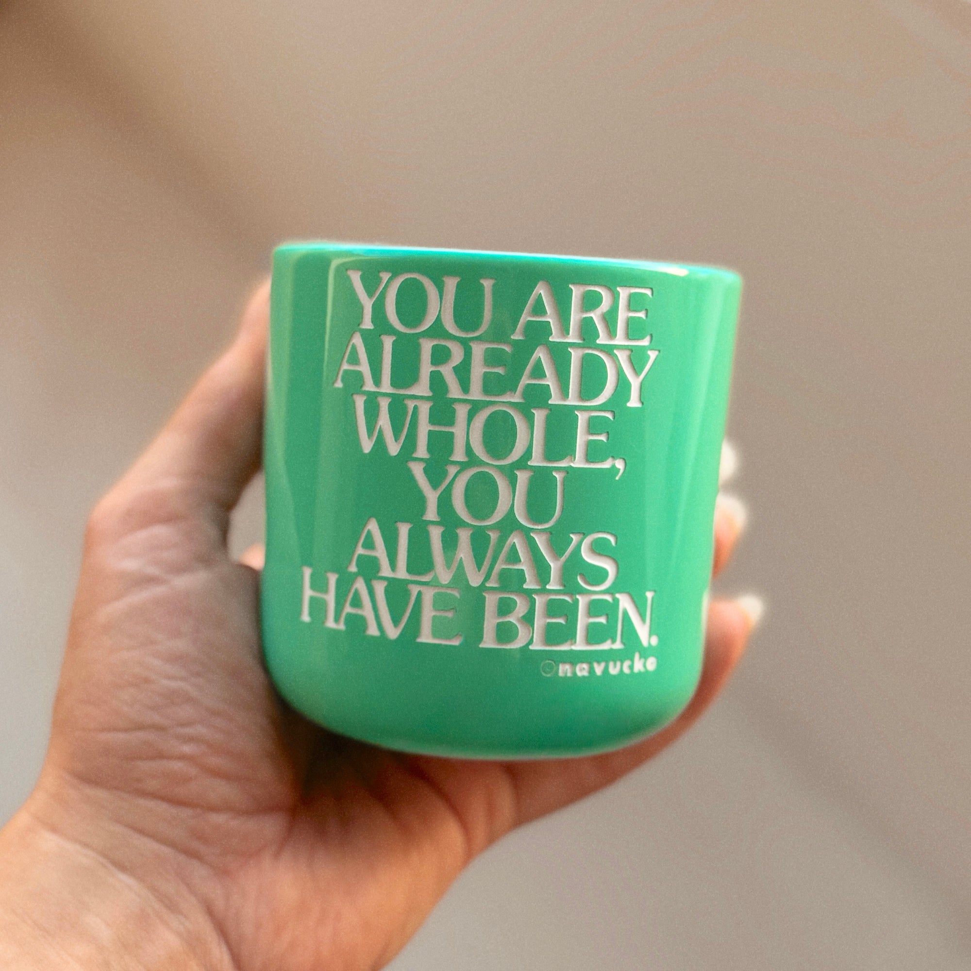 Porcelain mug YOU ARE ALREADY WHOLE - Limited Edition
