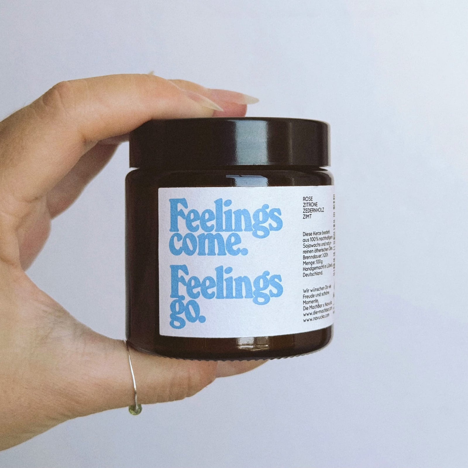 Kerze Feelings come, feelings go. – NAVUCKO