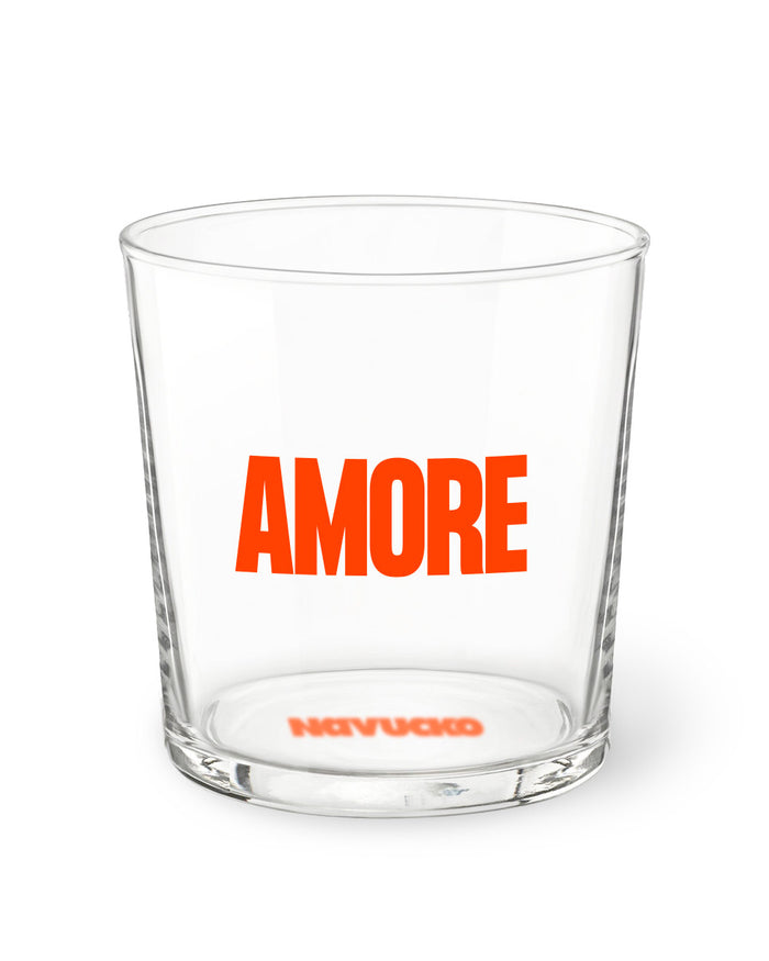 NAVUCKO Design Trinkglas Drinking Glass AMORE