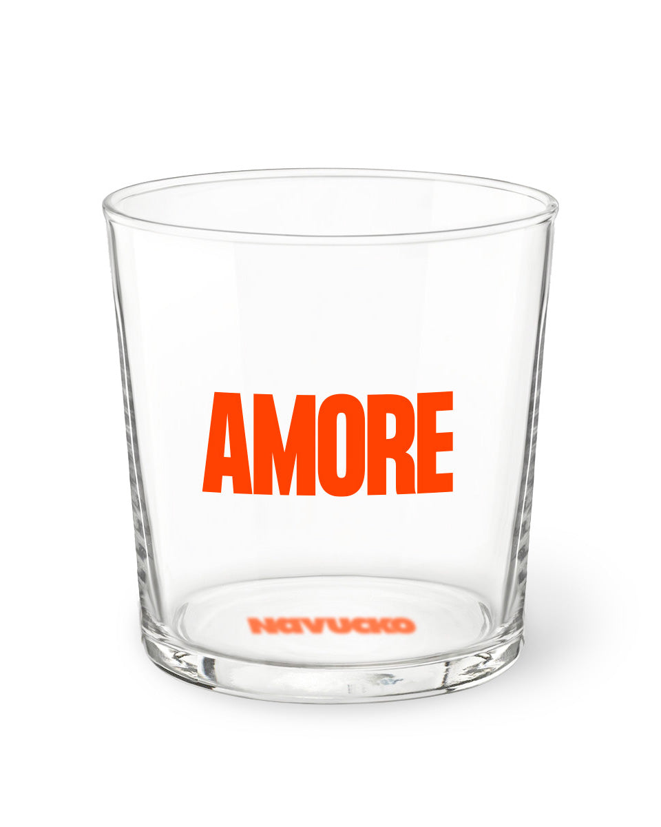 NAVUCKO Design Trinkglas Drinking Glass AMORE