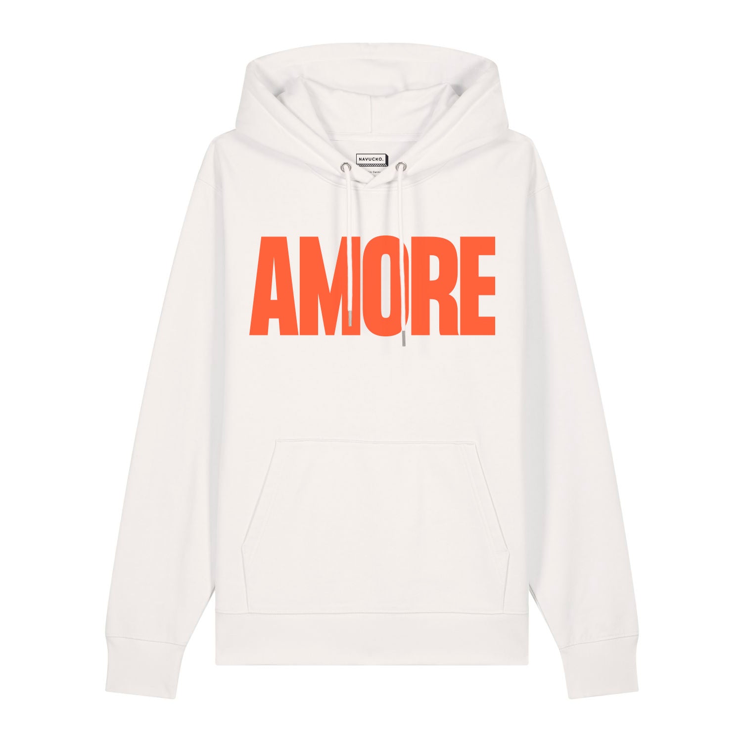 Hoodie AMORE, color Off White