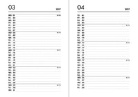 NAVUCKO Pocket Kalender 2027 in Lavender – Softcover Kalender Innenseite-Beispiel 3