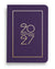 NAVUCKO Pocket Kalender 2027 in Amethyst Lila – Softcover Kalender mit goldenem Rahmen und typografischem 2027 Design, DIN A6