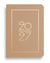 NAVUCKO Pocket Kalender 2027 in Harvest – Softcover Kalender mit goldenem Rahmen und typografischem 2027 Design, DIN A6