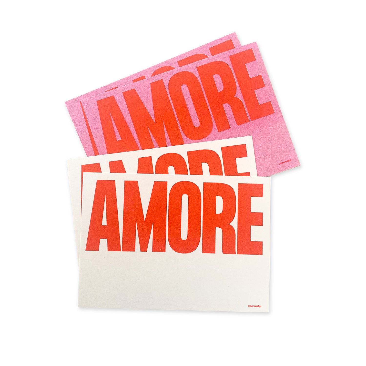 Postkarte AMORE, 4er-Set