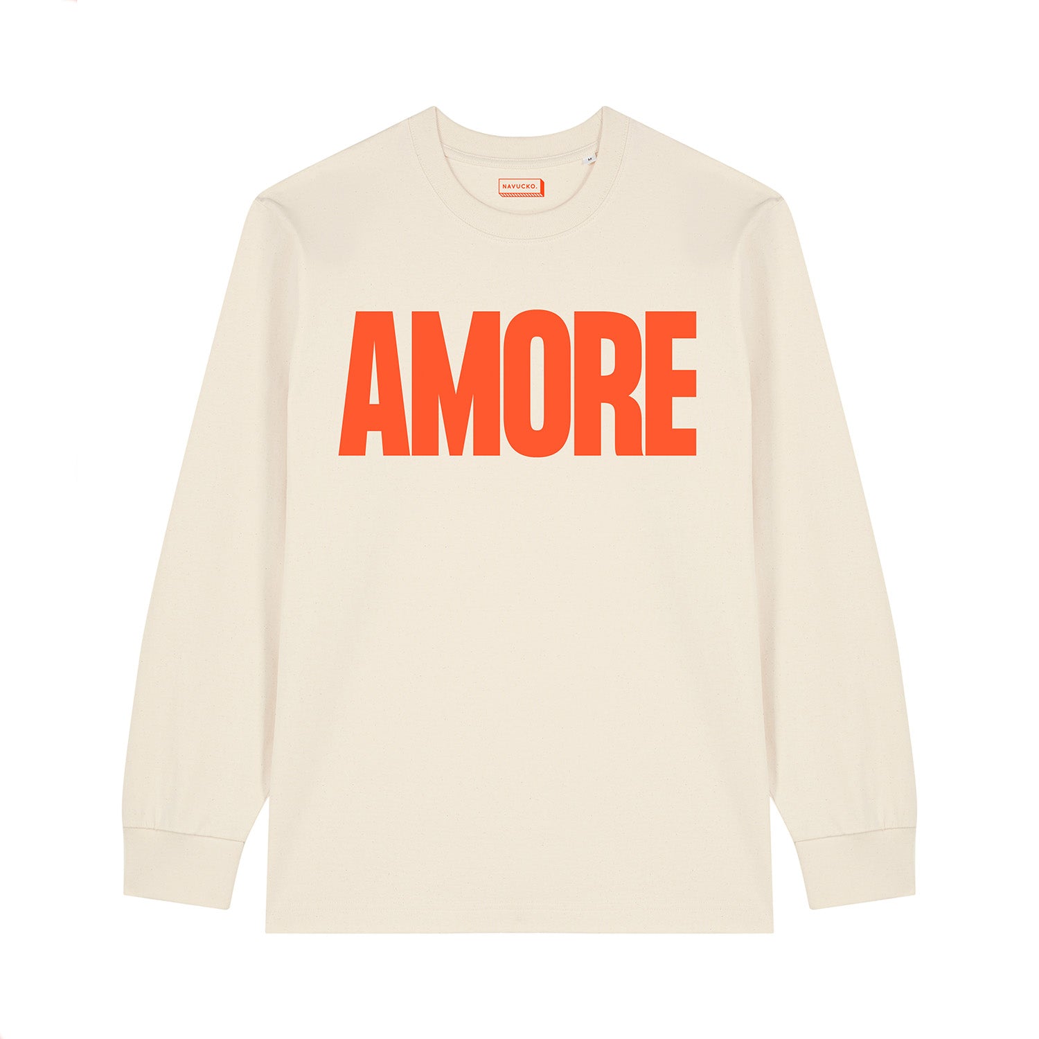 Longsleeve AMORE, Farbe Natural