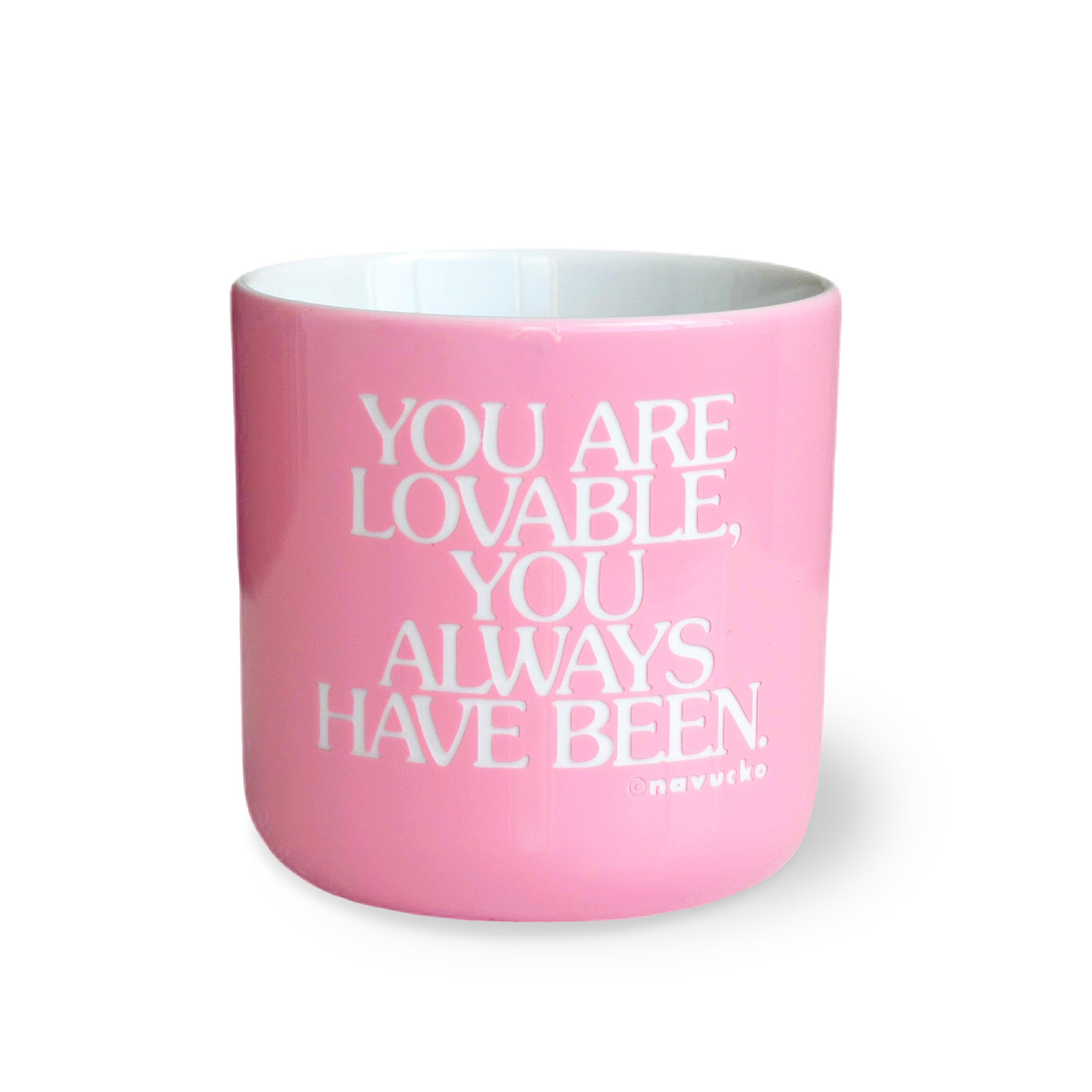 Porcelain mug YOU ARE LOVABLE - Limited Edition