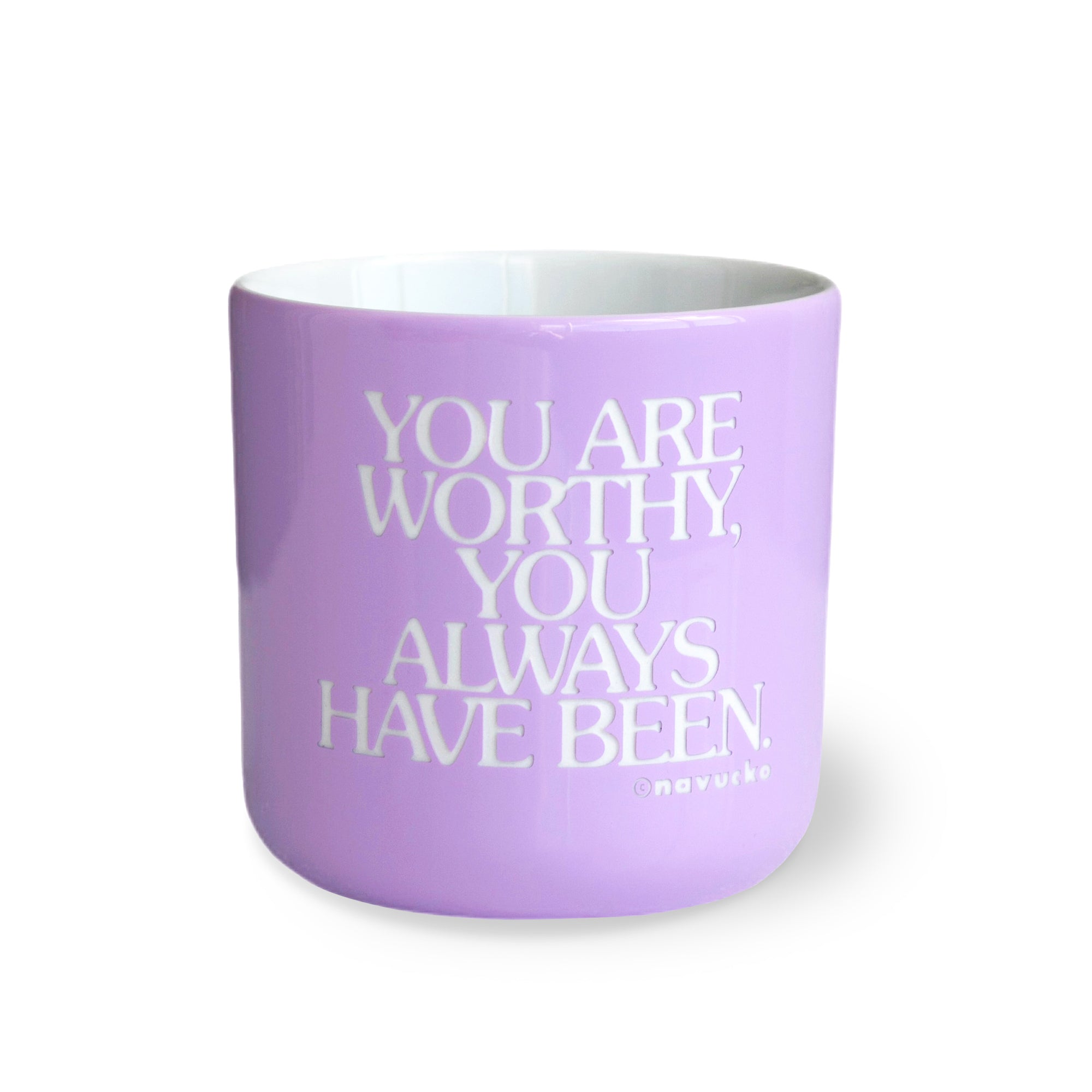 Porcelain mug YOU ARE WORTHY - Limited Edition