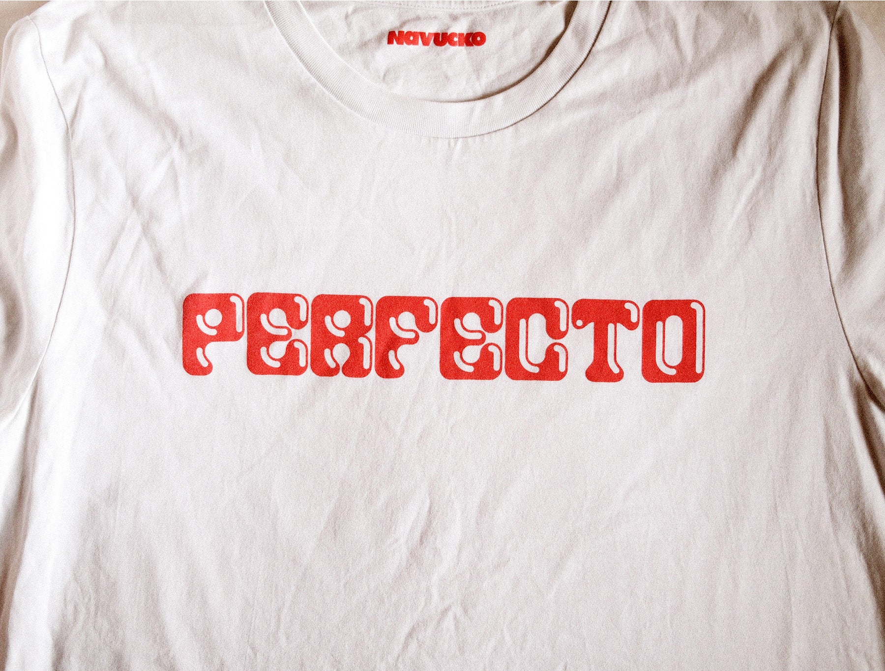 Unisex T-Shirt PERFECTO, Farbe Off White