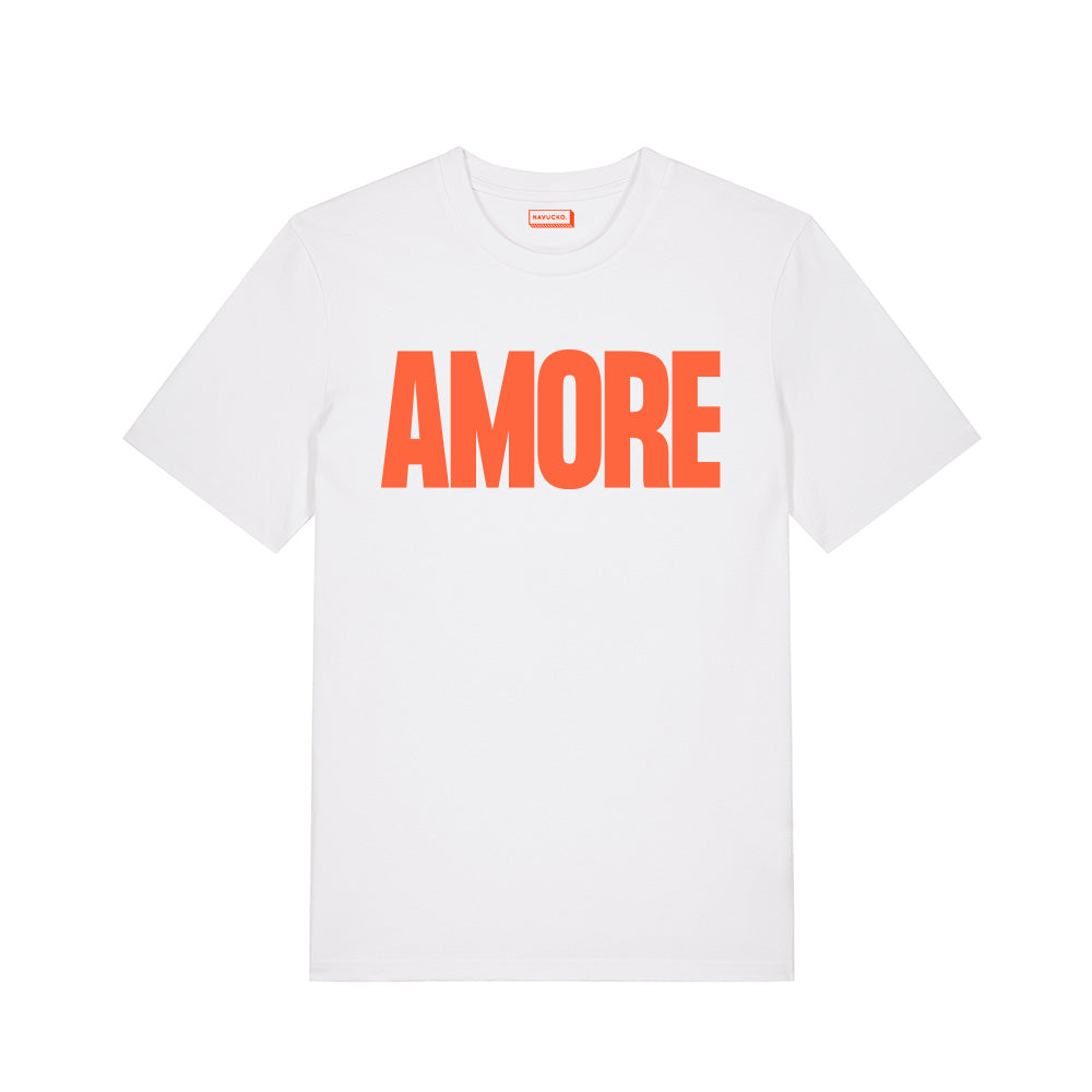 Unisex T-Shirt AMORE, White