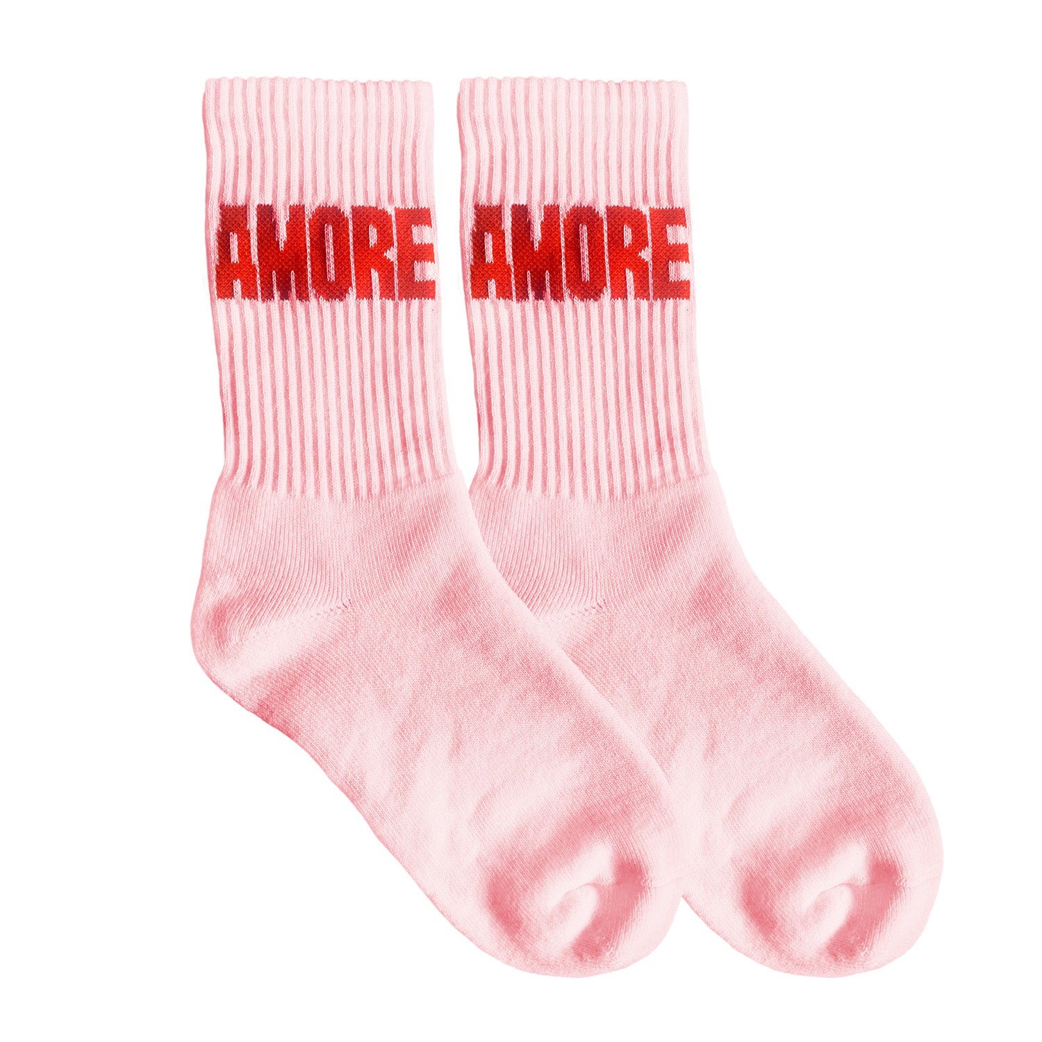 Socken AMORE, Farbe Rosa/Rot NEU