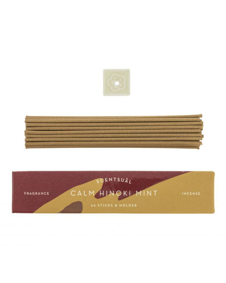 SCENTSUAL Räucherstäbchen Hinoki Minze Calm Hinoki Mint – hochwertiger Duft von NAVUCKO