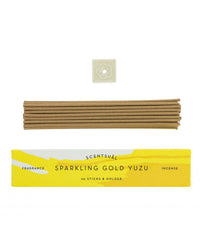 „SCENTSUAL Räucherstäbchen Yuzu Sparkling Gold Yuzu – hochwertiger Duft von NAVUCKO