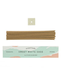 SCENTSUAL Räucherstäbchen Weißer Salbei Sweet White Sage – hochwertiger Duft von NAVUCKO