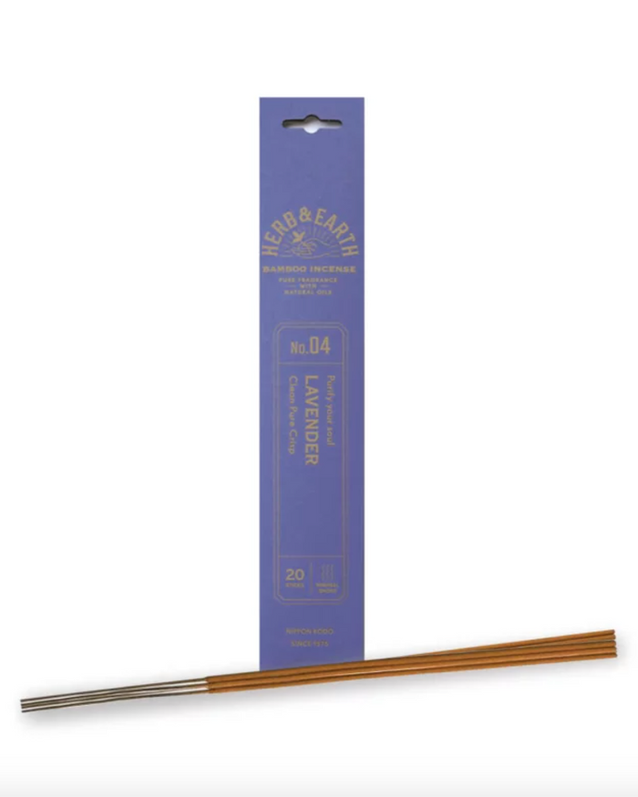 Herb & Earth Japanische Räucherstäbchen Lavender – natürlicher Duft von NAVUCKO